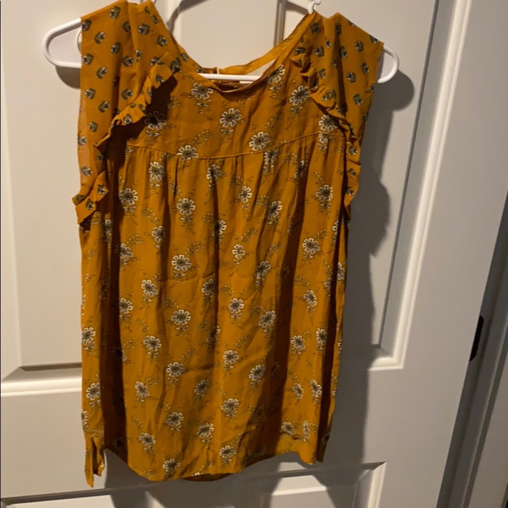 LOFT blouse - sleeveless - S